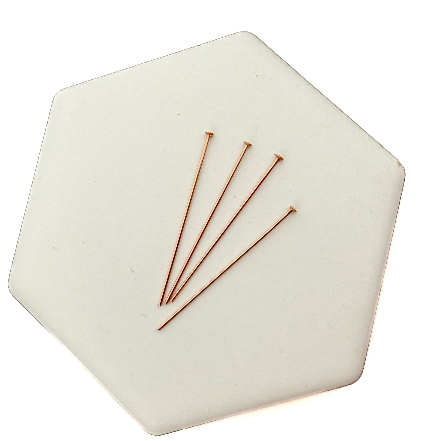 1" 26 Gauge Headpin - Silver | Gold | Rose Gold (S71)-The Bead Gallery Honolulu