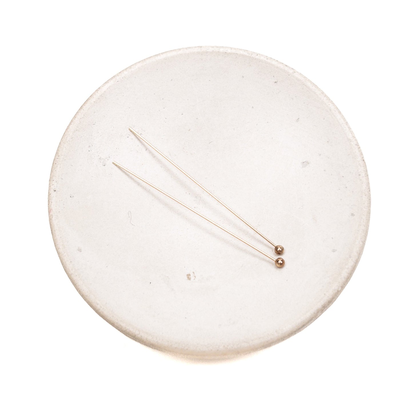 24 Gauge 1.9mm LARGE Ball Headpin - Sterling Silver | Gold-filled-The Bead Gallery Honolulu