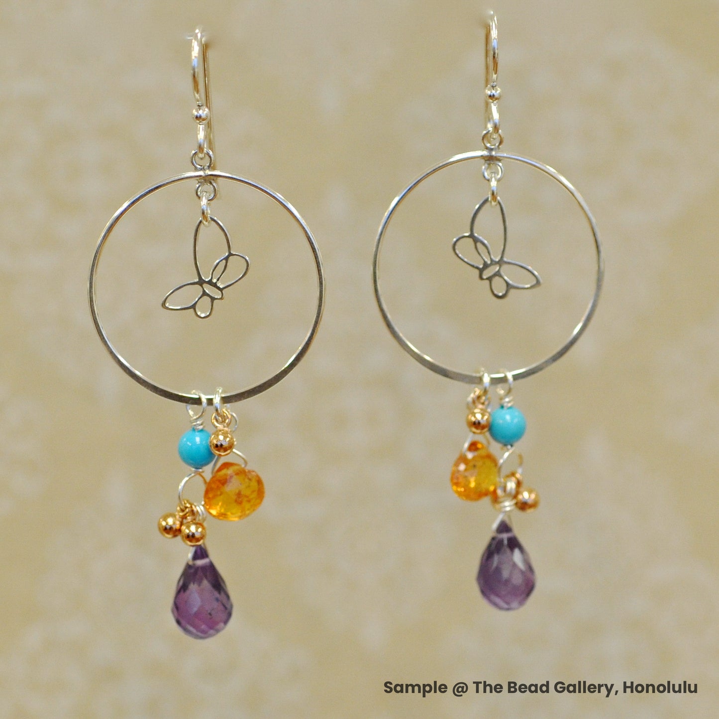 25mm Circle Hoop - Silver | Gold (1 pc/M254)-The Bead Gallery Honolulu