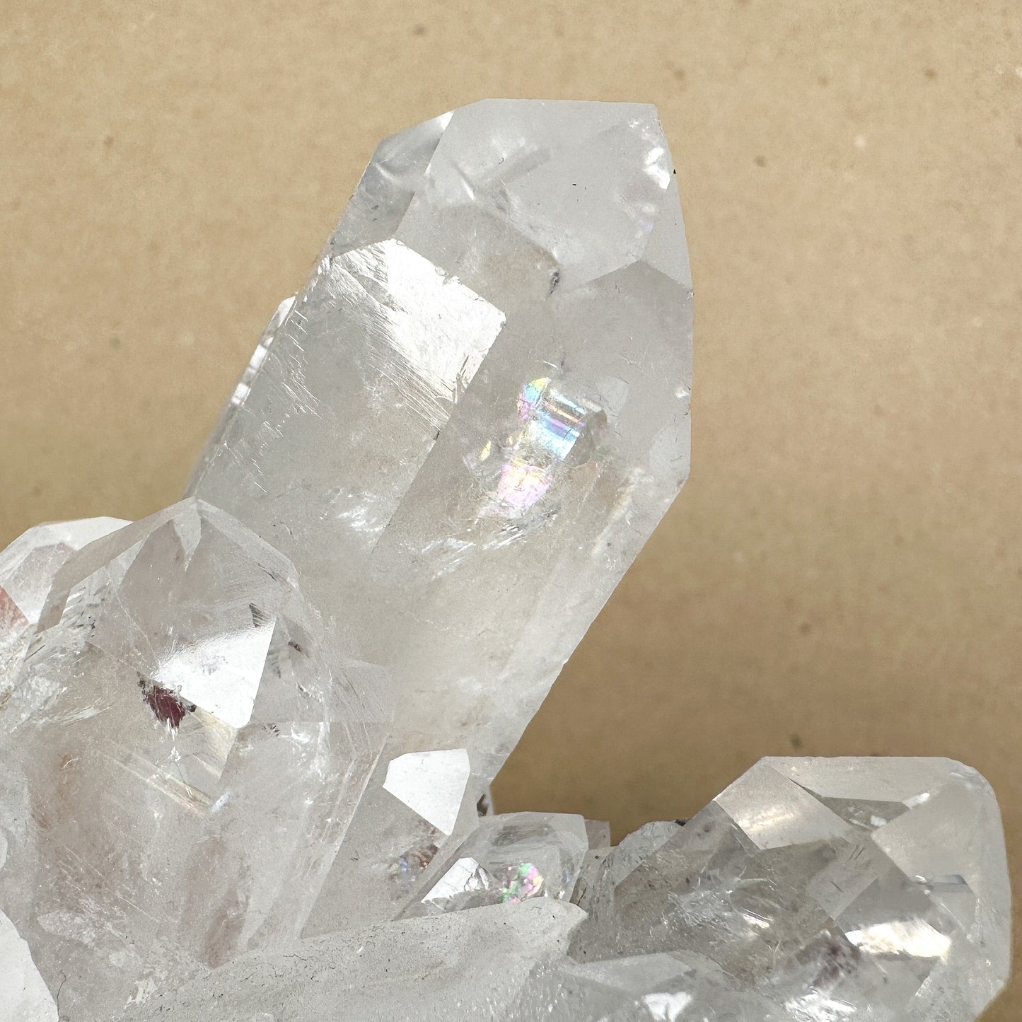 Crystal Rainbow Quartz Point Cluster - Medium #B-The Bead Gallery Honolulu