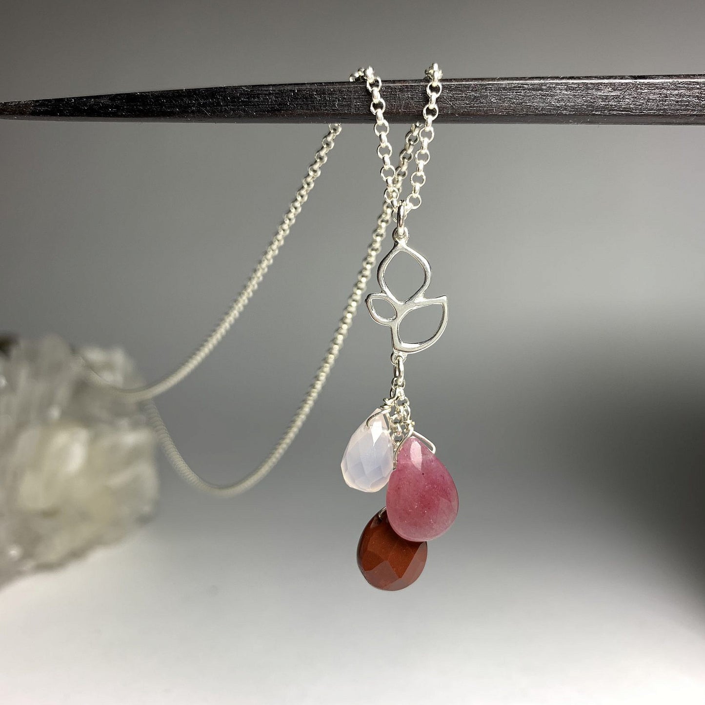 Sprouts 9mm Link Charm - Silver | Gold (1 pc/M905)-The Bead Gallery Honolulu