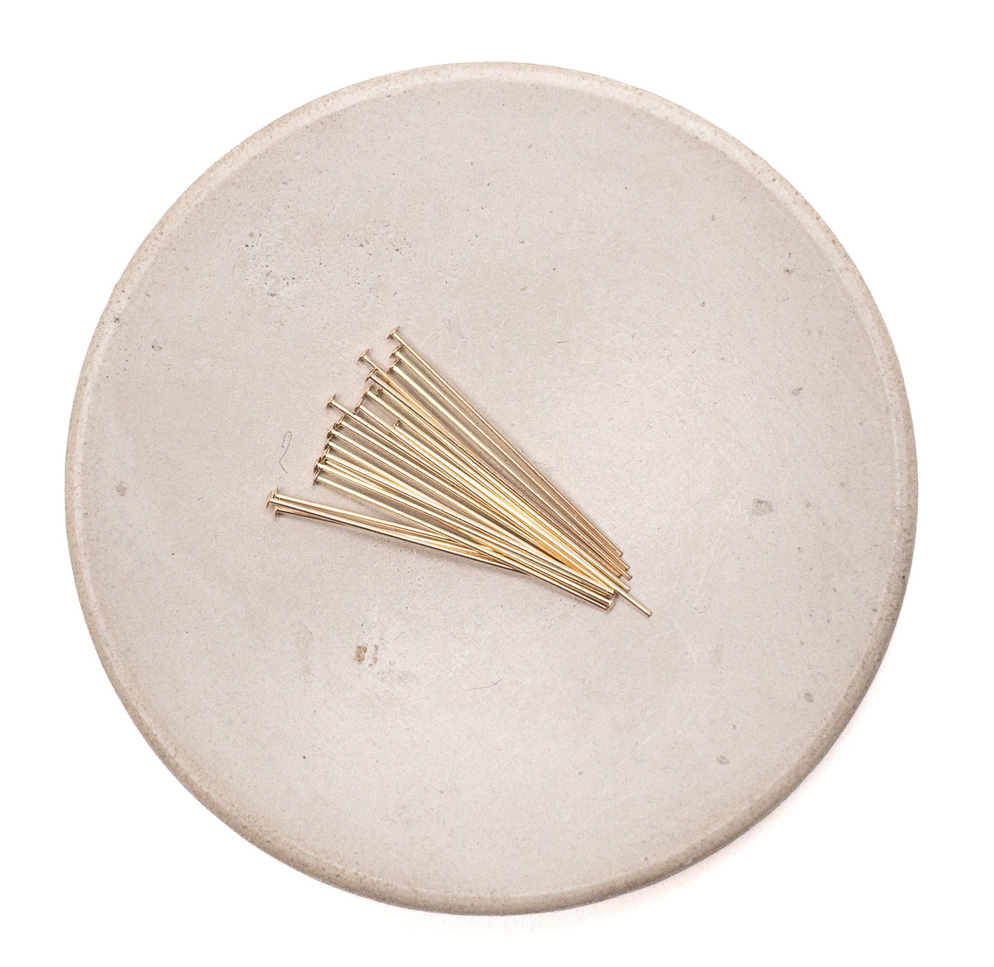 Headpin: 1" 24-Gauge (Available in 2 Metals) - 20 pcs.-The Bead Gallery Honolulu