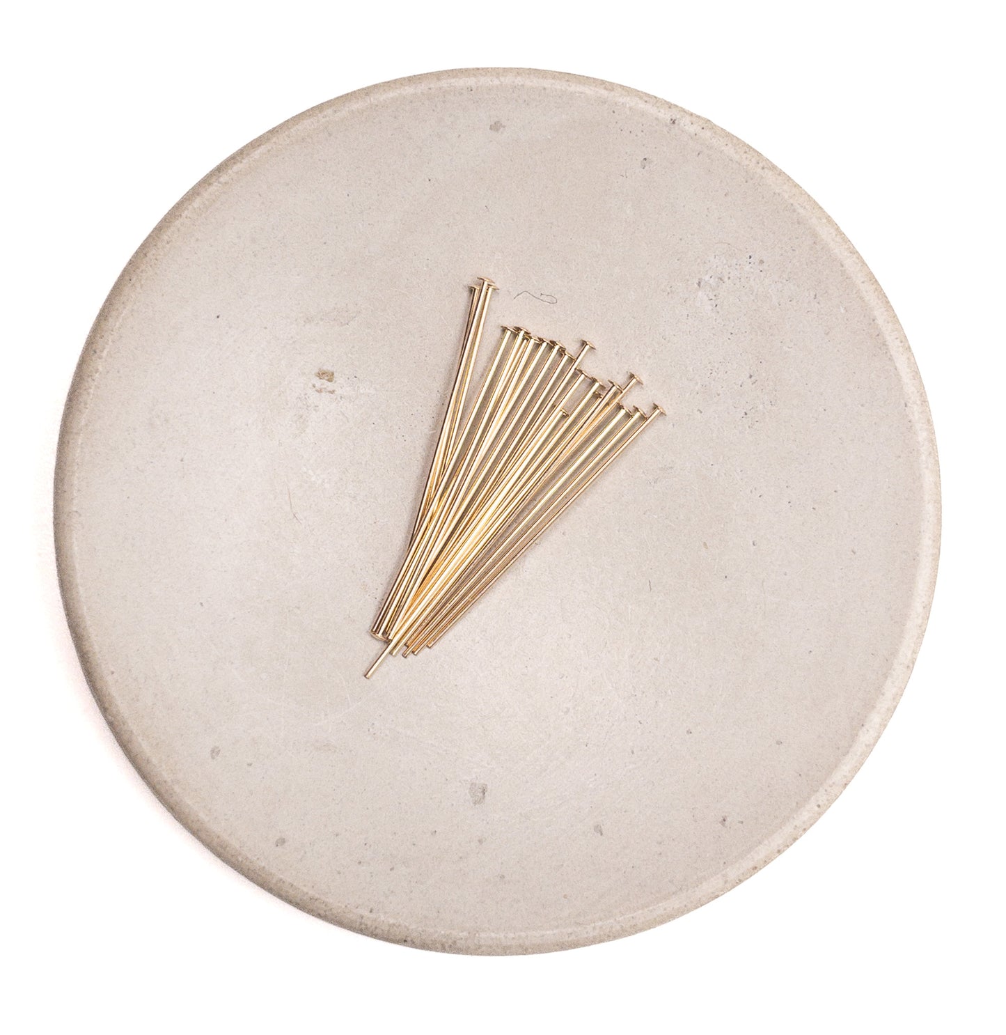 1" 26 Gauge Headpin - Silver | Gold | Rose Gold (S71)-The Bead Gallery Honolulu