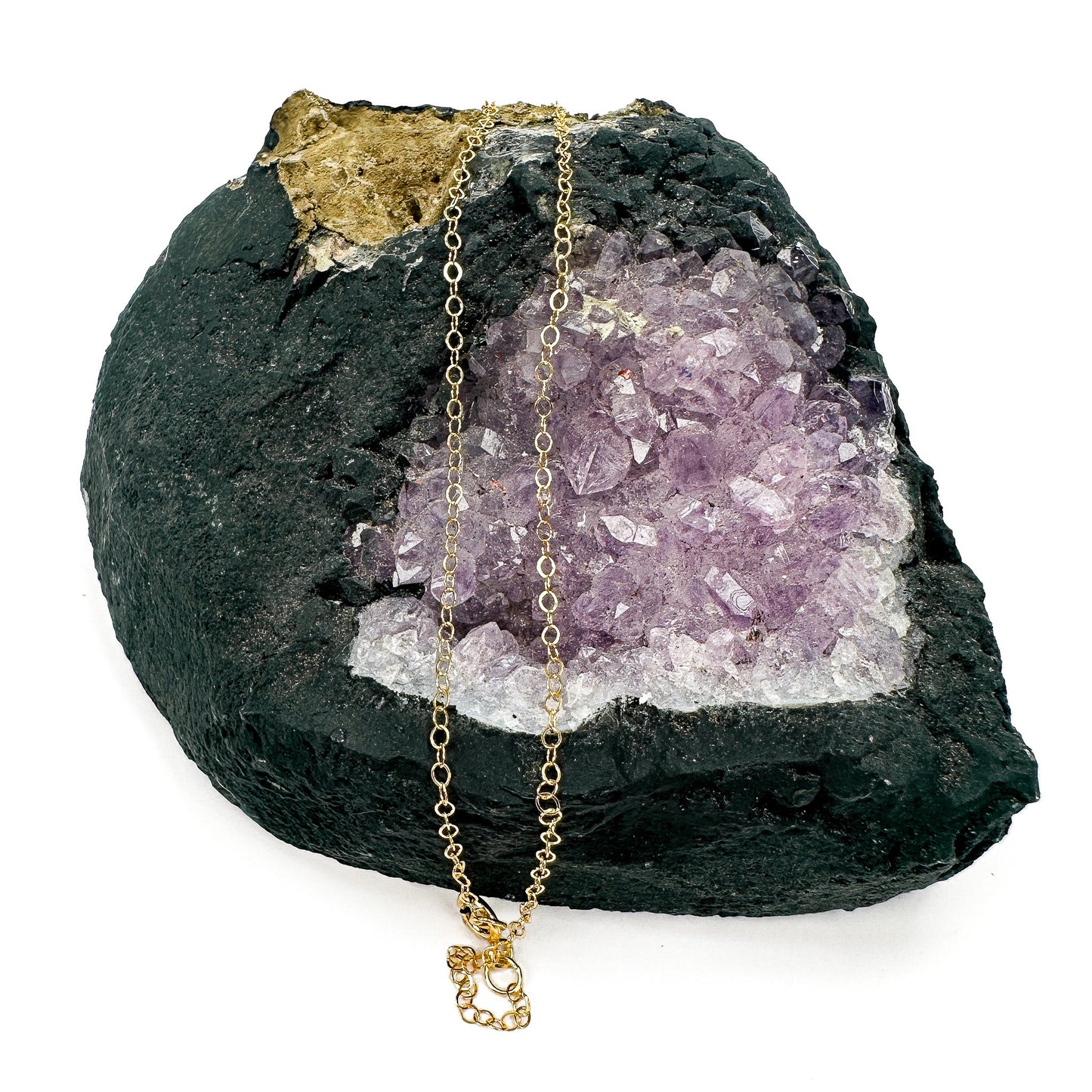 18" Basic Cable Finished Chain (3 Metal Options) - 1 pc.-The Bead Gallery Honolulu