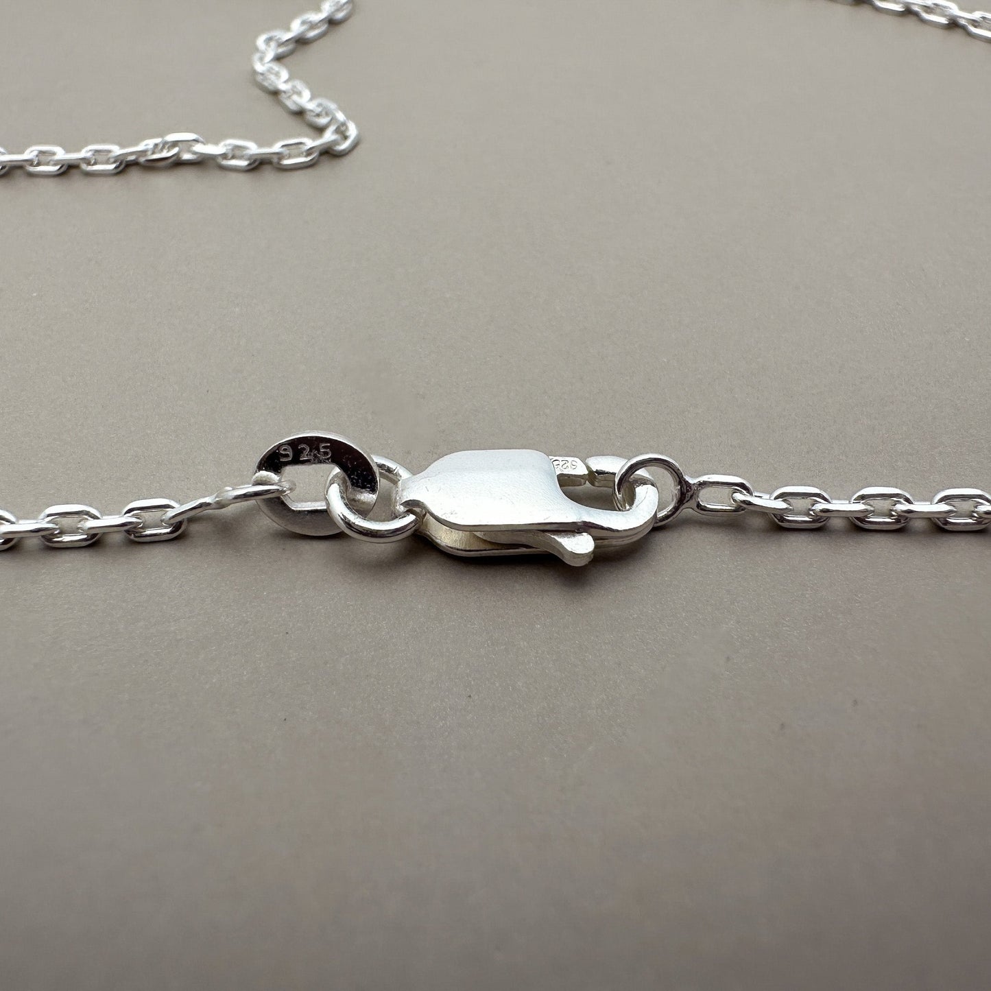 18" Boston Link Chain 1.5mm Finished Chain (Sterling Silver) - 1 pc. (M1502)-The Bead Gallery Honolulu