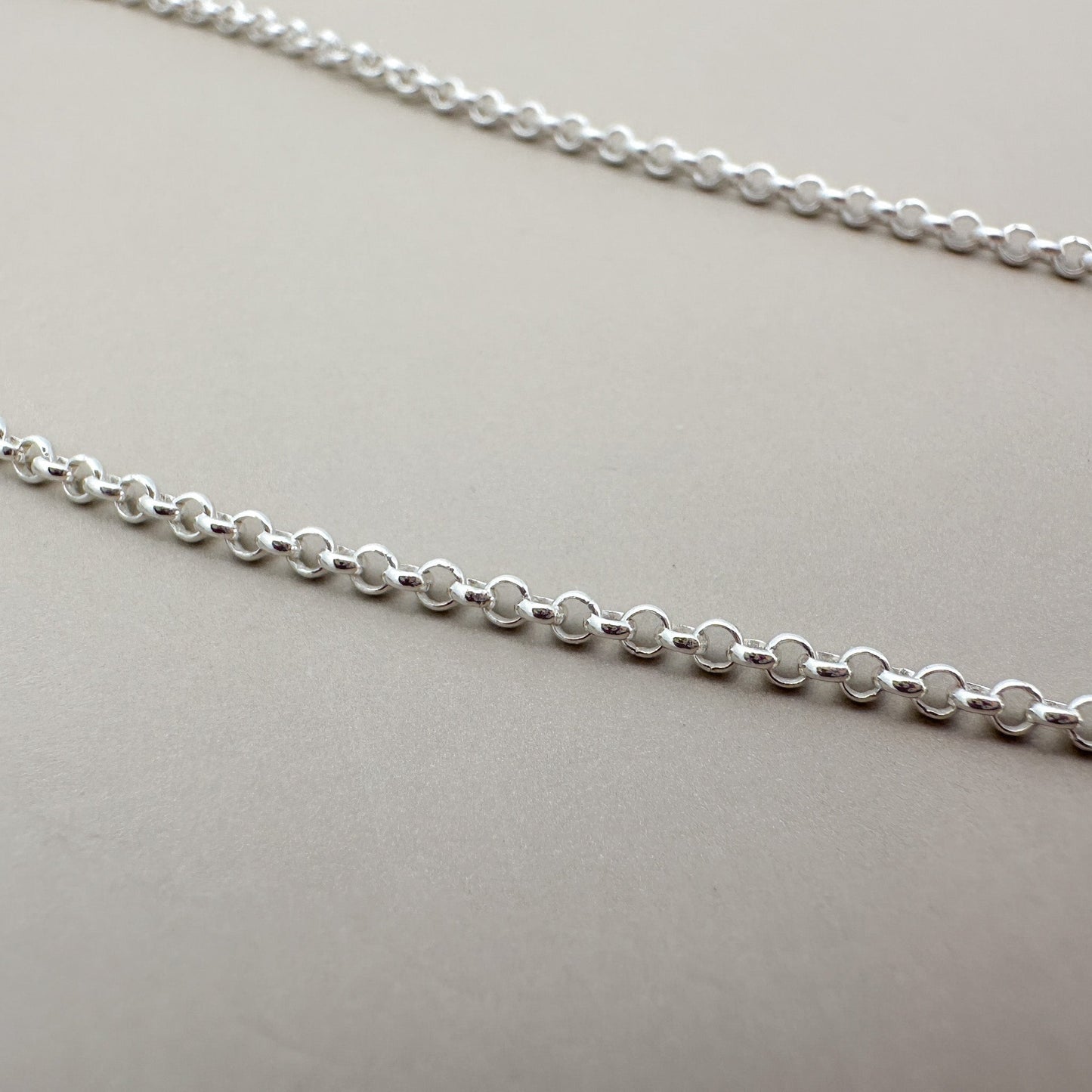 18" Rolo Chain 1.5mm Finished Chain (Sterling Silver) - 1 pc. (M261)-The Bead Gallery Honolulu