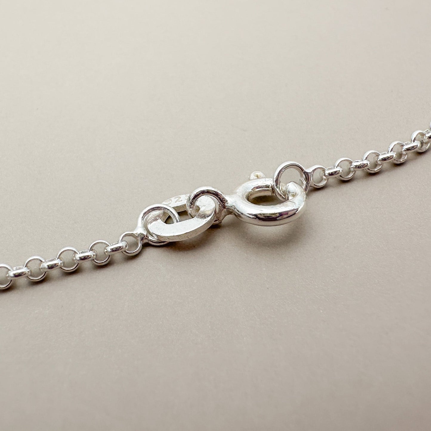 18" Rolo Chain 1.5mm Finished Chain (Sterling Silver) - 1 pc. (M261)-The Bead Gallery Honolulu