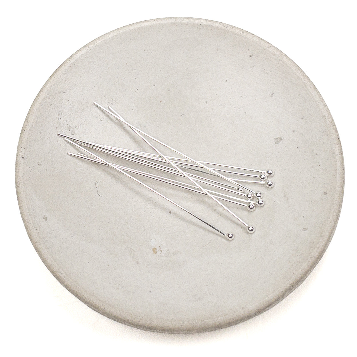 1.5" 24 Gauge Ball Headpin - Silver | Gold | Rose Gold (S79 / G723 / S78)-The Bead Gallery Honolulu