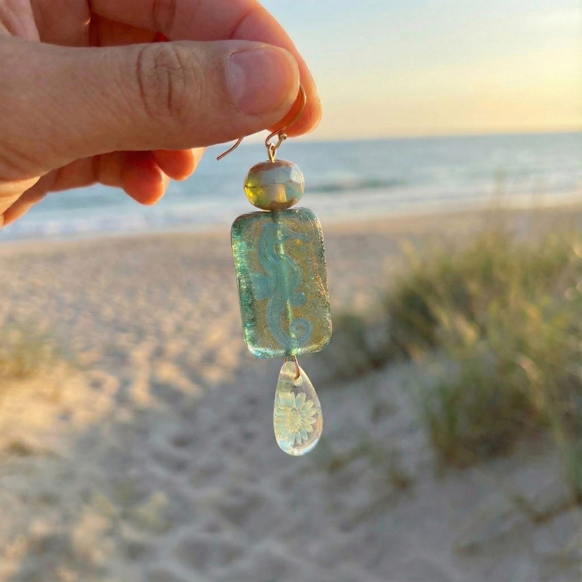 Beach Bound Earrings Kit (4 Designs) - Beads Only (KT442) – AI Studio Image (AI)