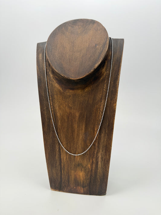 18" Tiny Ball Chain - Stainless Steel (1 pc/M598)