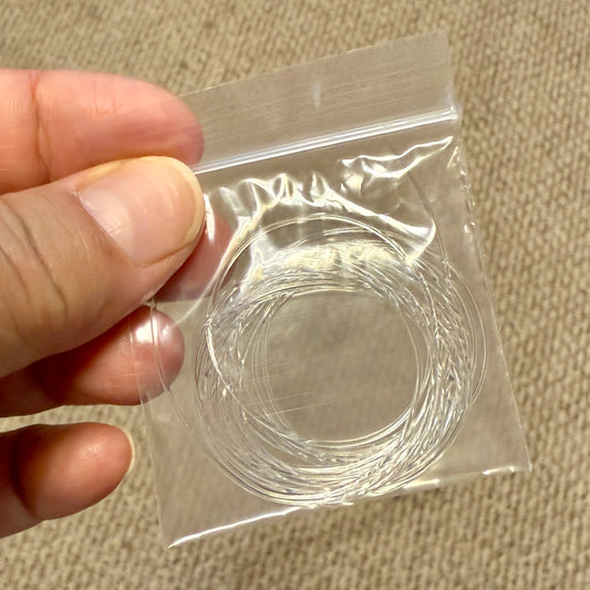 0.8mm Clear Urethane Stretchy Cord - 6 feet (CD8A)-The Bead Gallery Honolulu