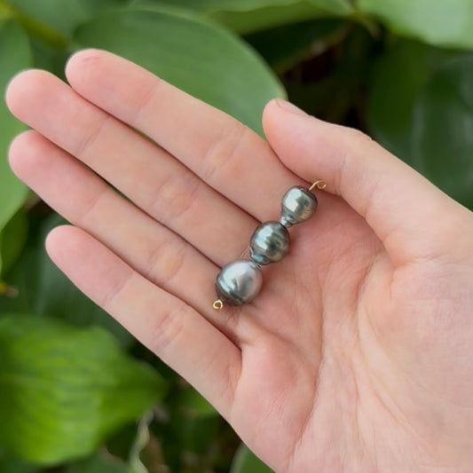 SALE Tahitian Pearl 3-Piece Baroque Set - P3410-The Bead Gallery Honolulu