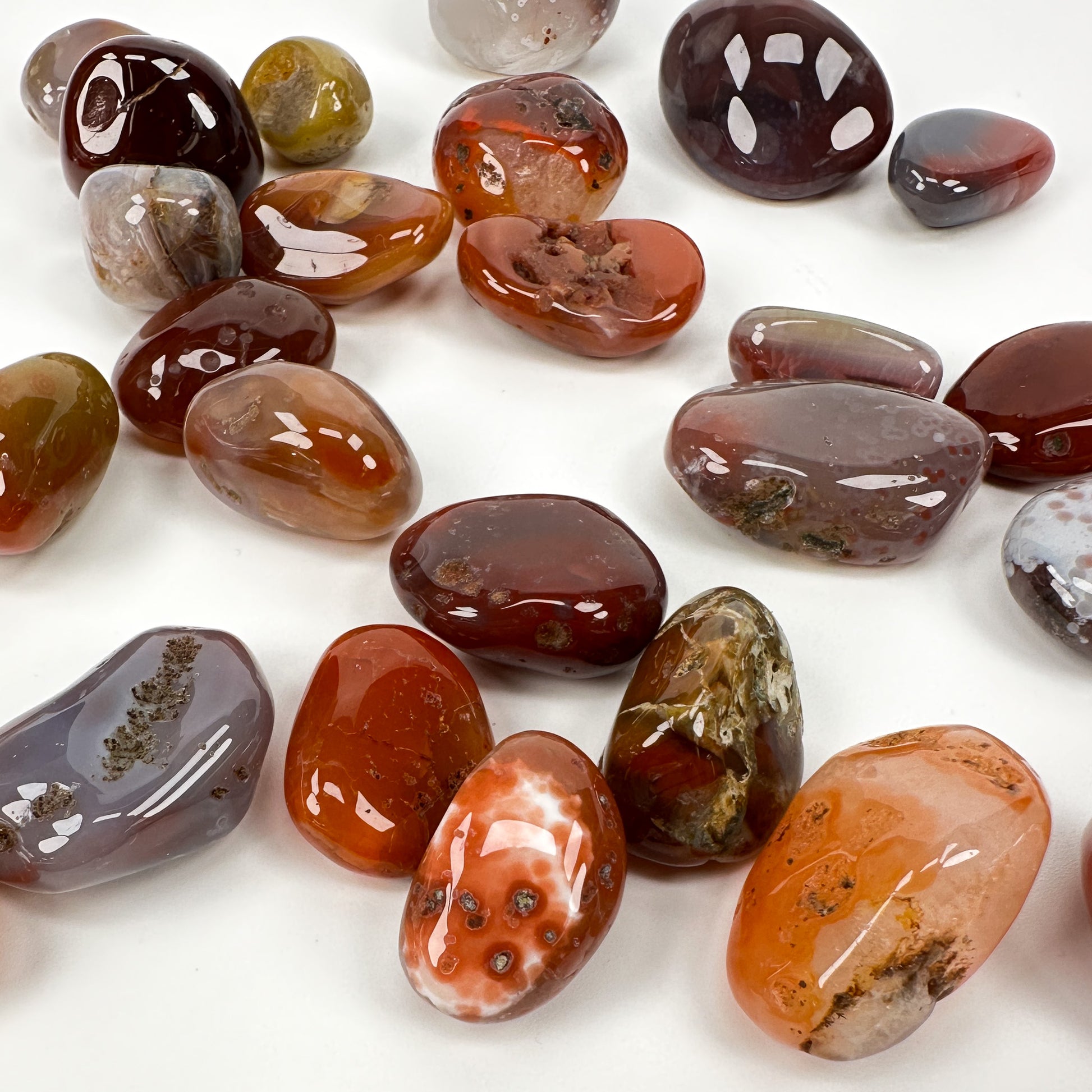 Australian Agate Tumbled Pocket Stone Specimen (2 Options Available)-The Bead Gallery Honolulu