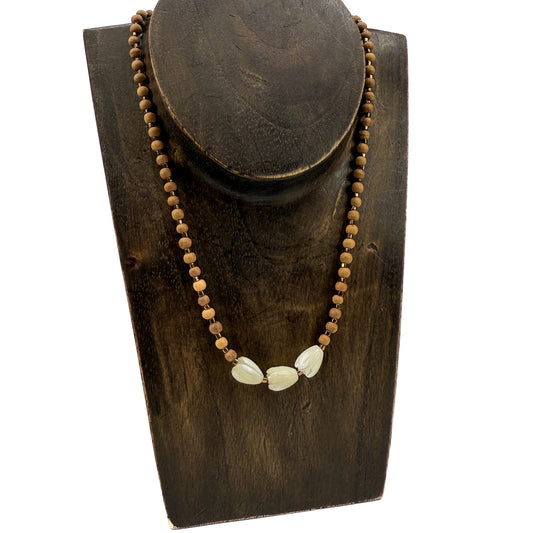 Ku'ulei Pikake & Sandalwood Necklace Kit (3 Pua/KT275)