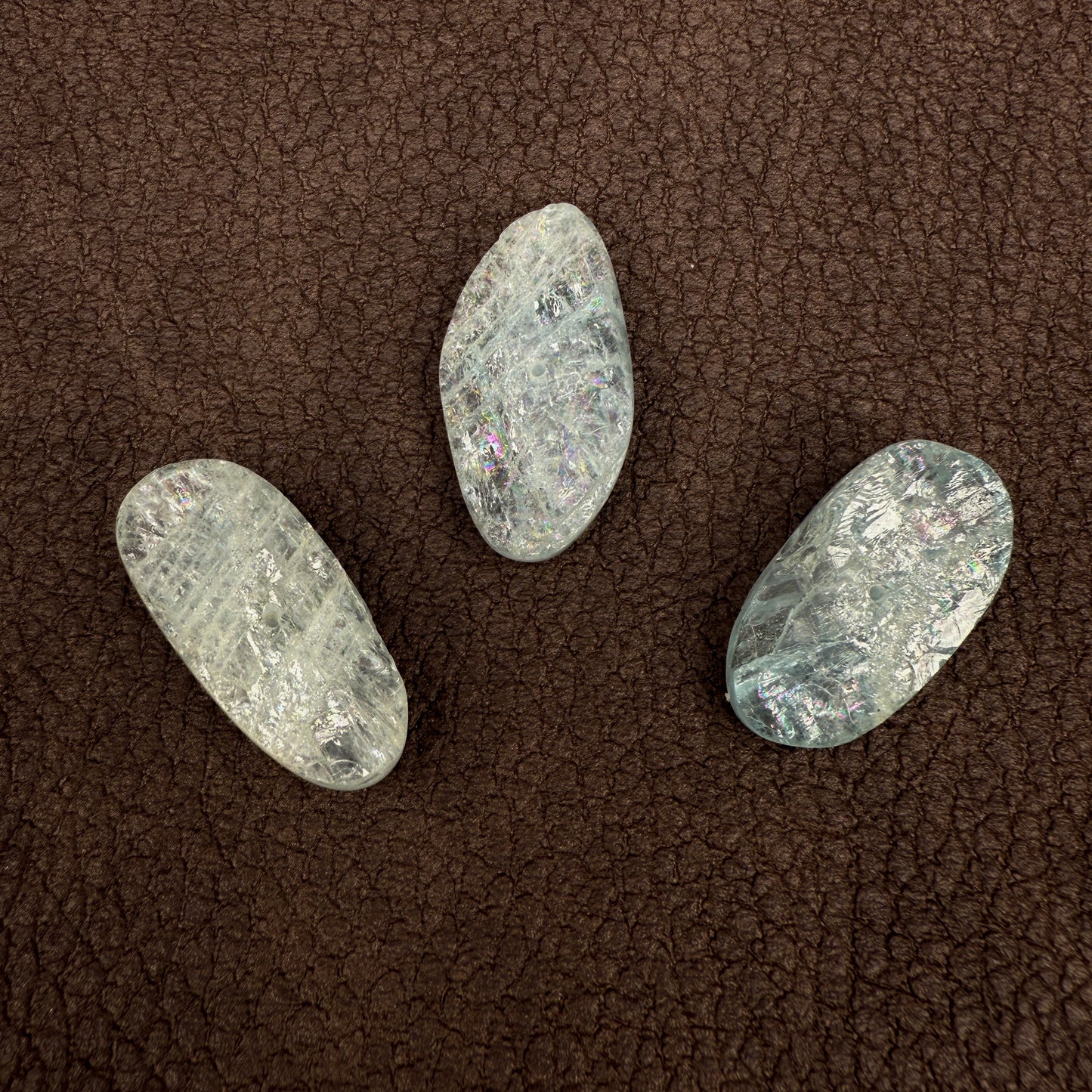 Aquamarine ~18x35mm Oblong Slice Bead (1 pc/P1096)-The Bead Gallery Honolulu