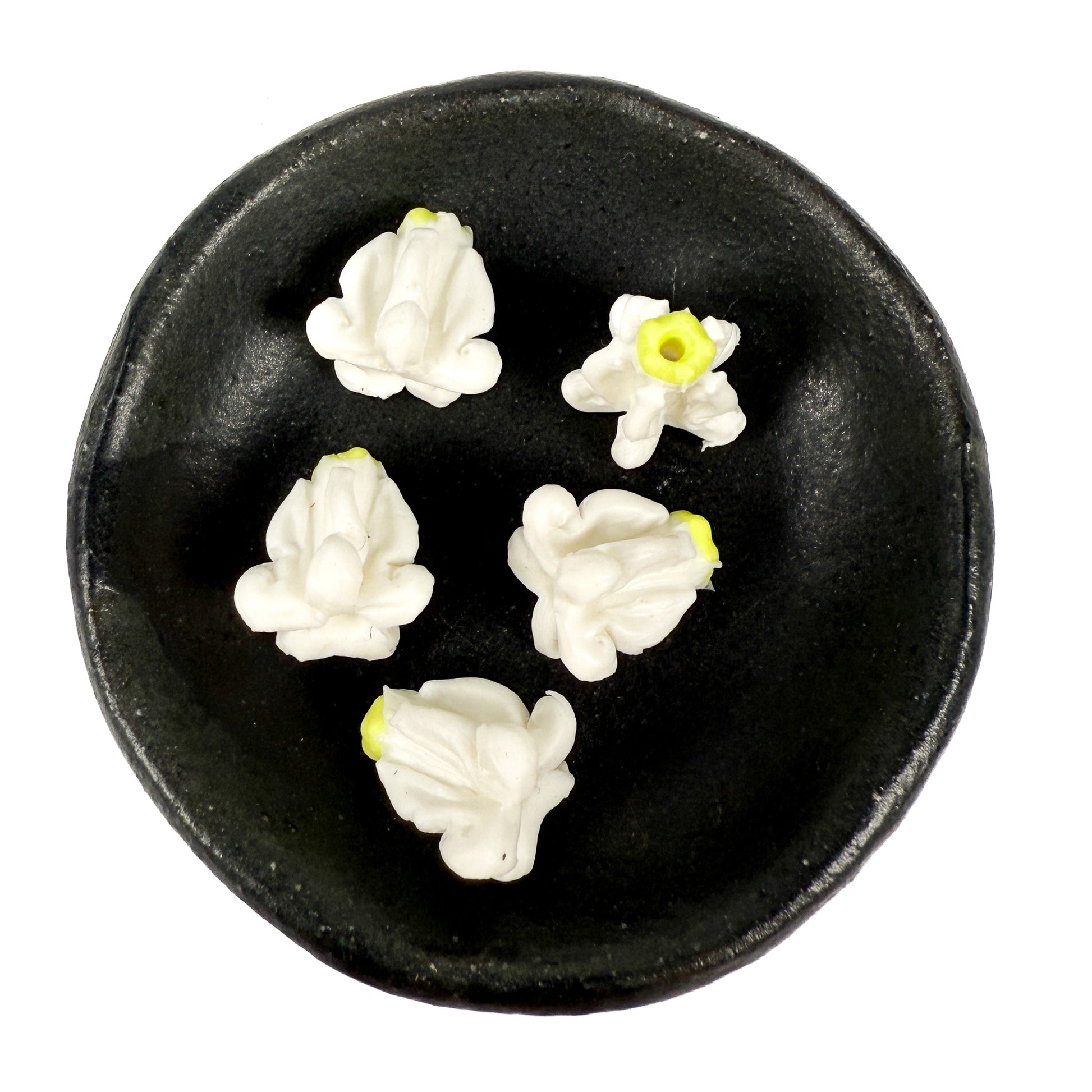 Hawaiian Crown Flower 12mm Clay Bead (C101)-The Bead Gallery Honolulu