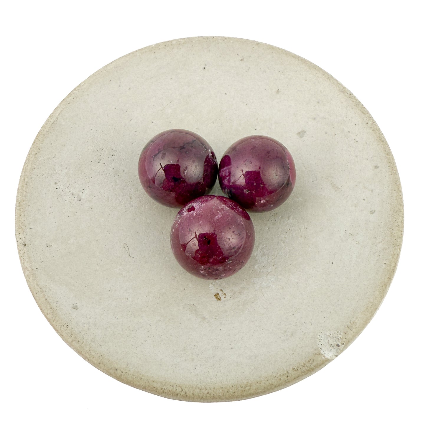 Star Ruby 13.5mm Smooth Round Bead (1 pc/P3188)-The Bead Gallery Honolulu