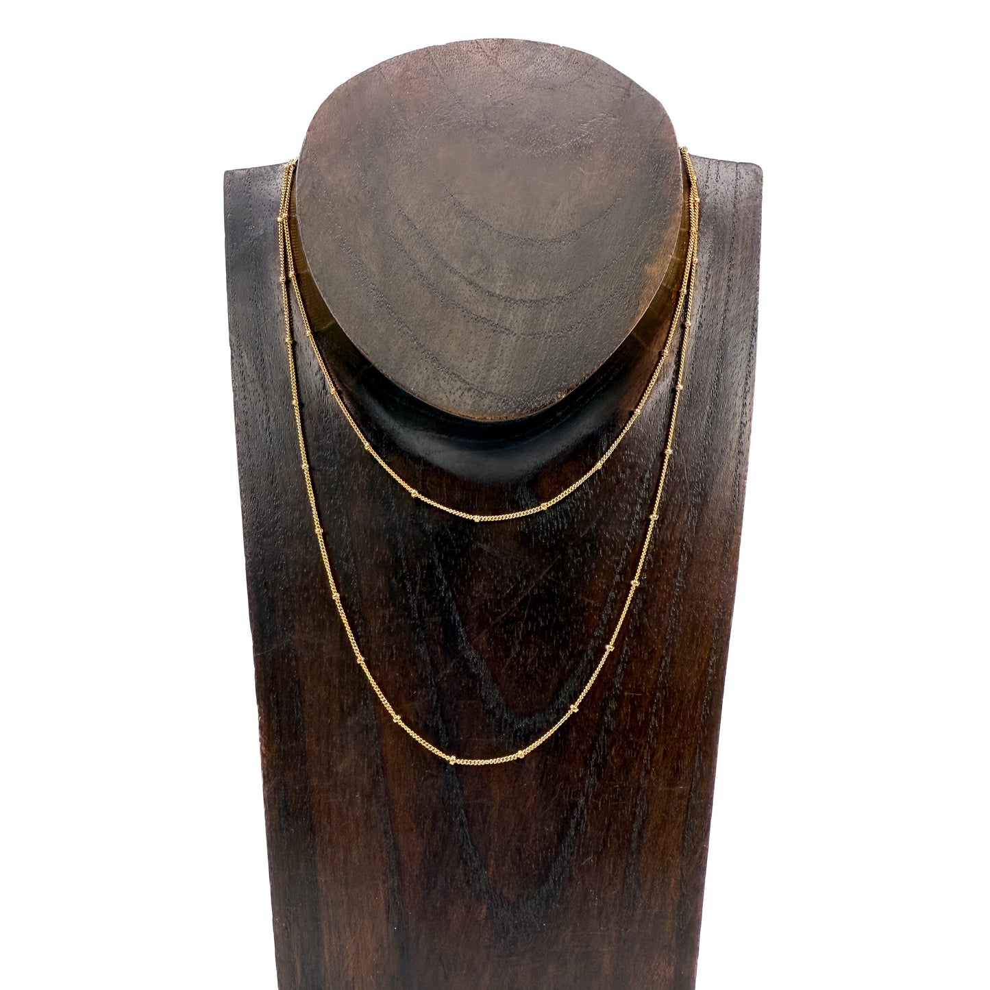30” Gold Filled Satellite Necklace Chain (M2087)