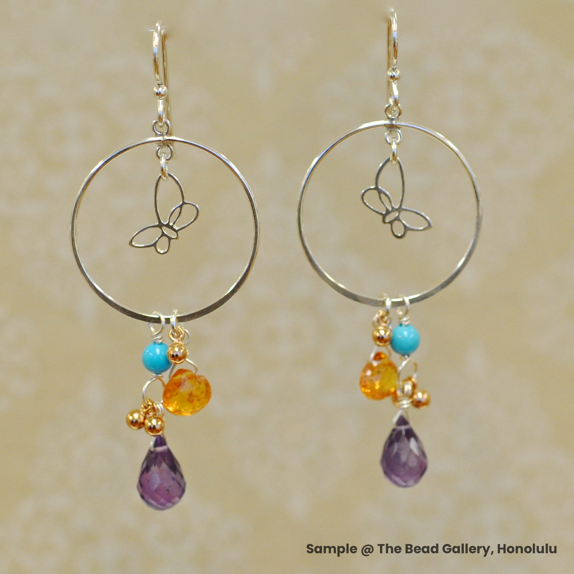 25mm Circle Hoop - Silver | Gold (1 pc/M254)-The Bead Gallery Honolulu