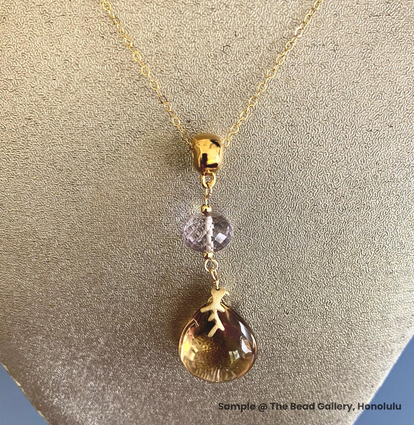 Tiny Coral Spring Bail Cap - Silver | Gold | Rose Gold (1 pc/M93)-The Bead Gallery Honolulu