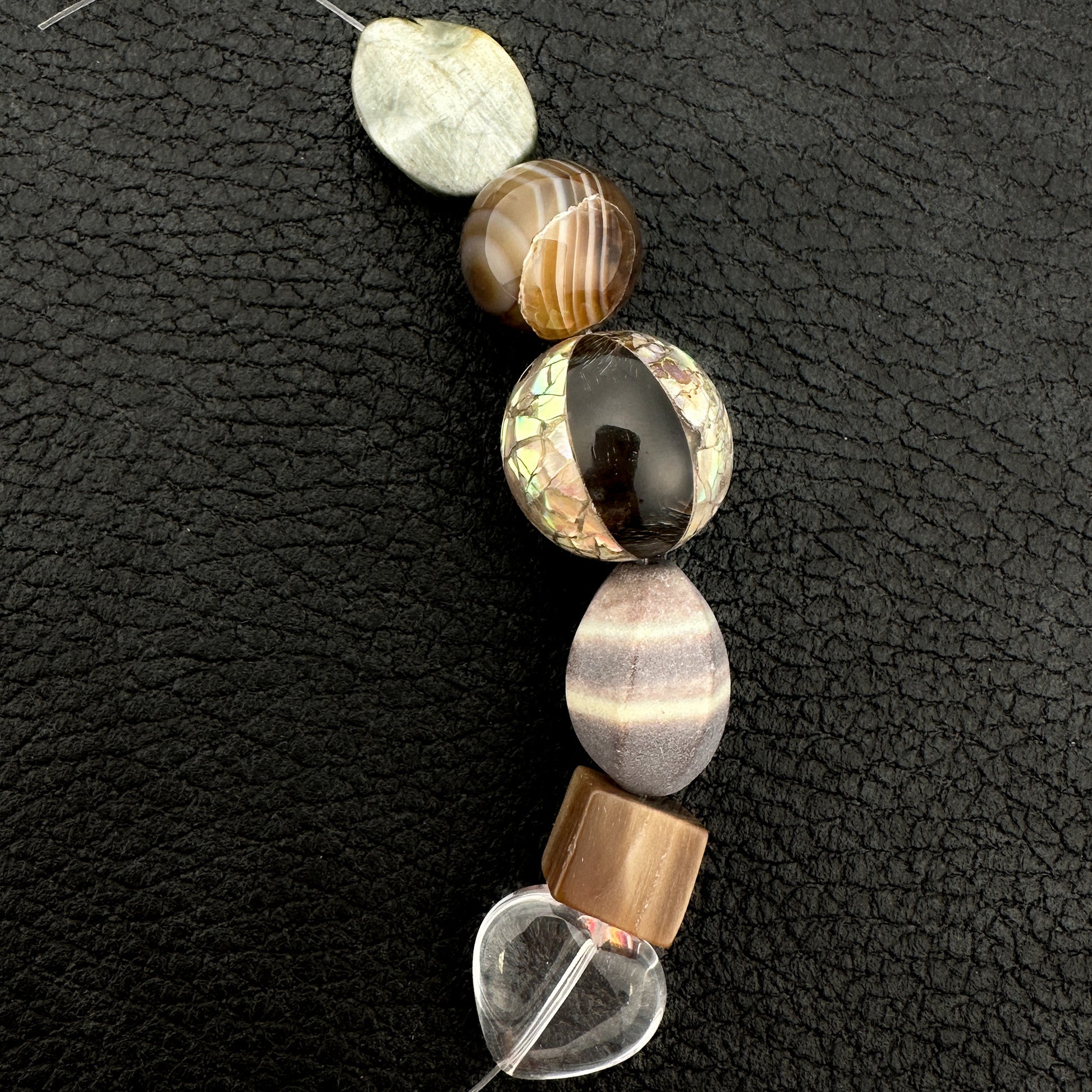 ACCEPTANCE: Gemstone Focal Bead Sets That Rock! - 6 pcs. (KT198)-The Bead Gallery Honolulu