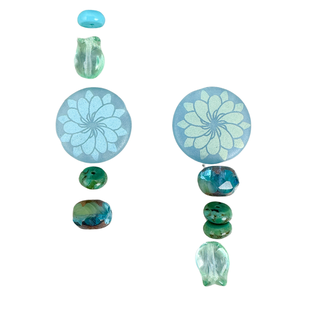 Beach Bound Earrings Kit (4 Designs) - Beads Only (KT442)-The Bead Gallery Honolulu