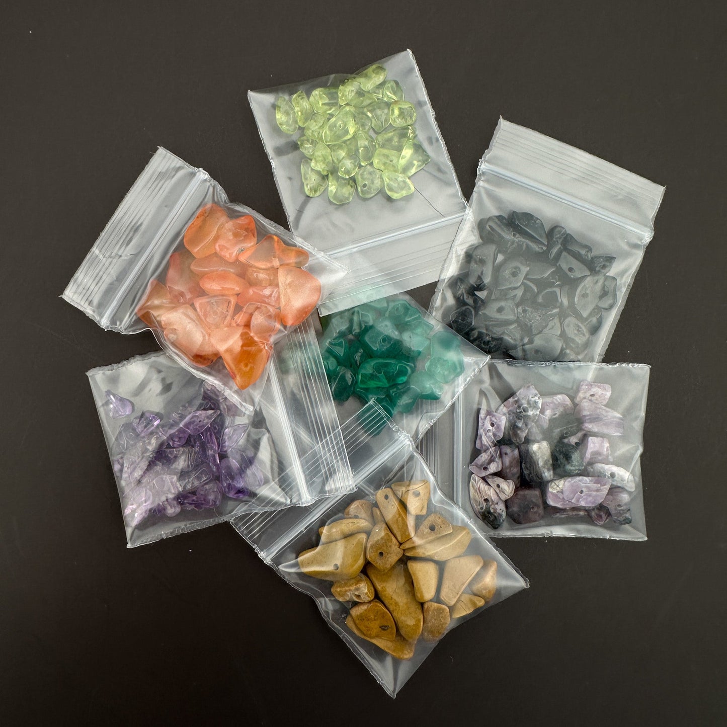 Bewitched Halloween Gemstone Chips Mix (KT580)-The Bead Gallery Honolulu