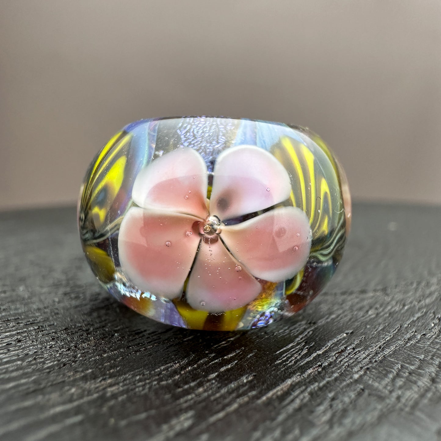Calvin Orr Flower Bead #49 (LB301)-The Bead Gallery Honolulu