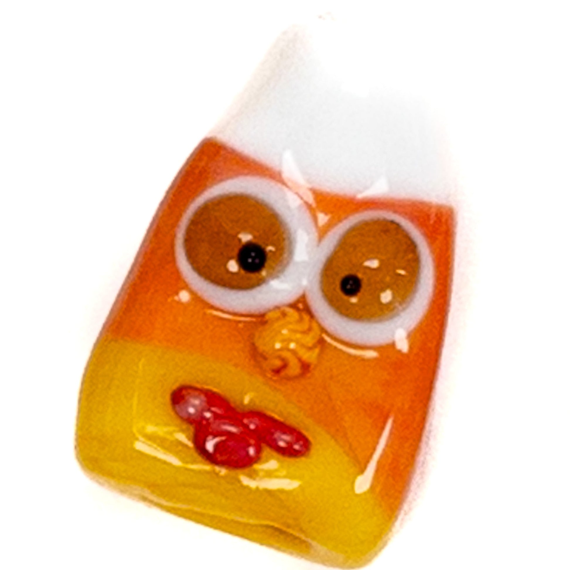 Calvin Orr Handmade Glass Goofy Candy Corn Beads! - 1 pc. (LB32)-The Bead Gallery Honolulu