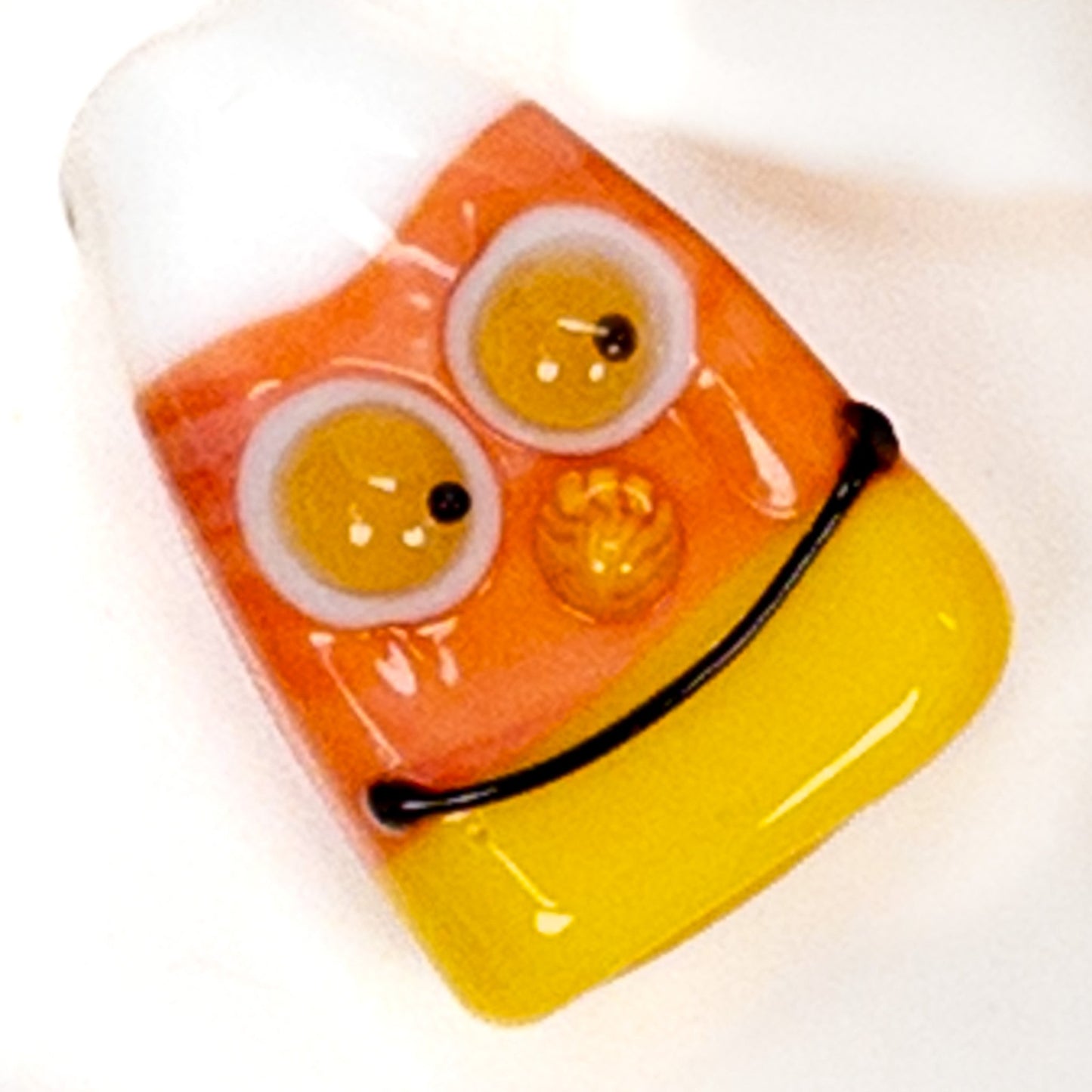 Calvin Orr Handmade Glass Goofy Candy Corn Beads! - 1 pc. (LB32)-The Bead Gallery Honolulu