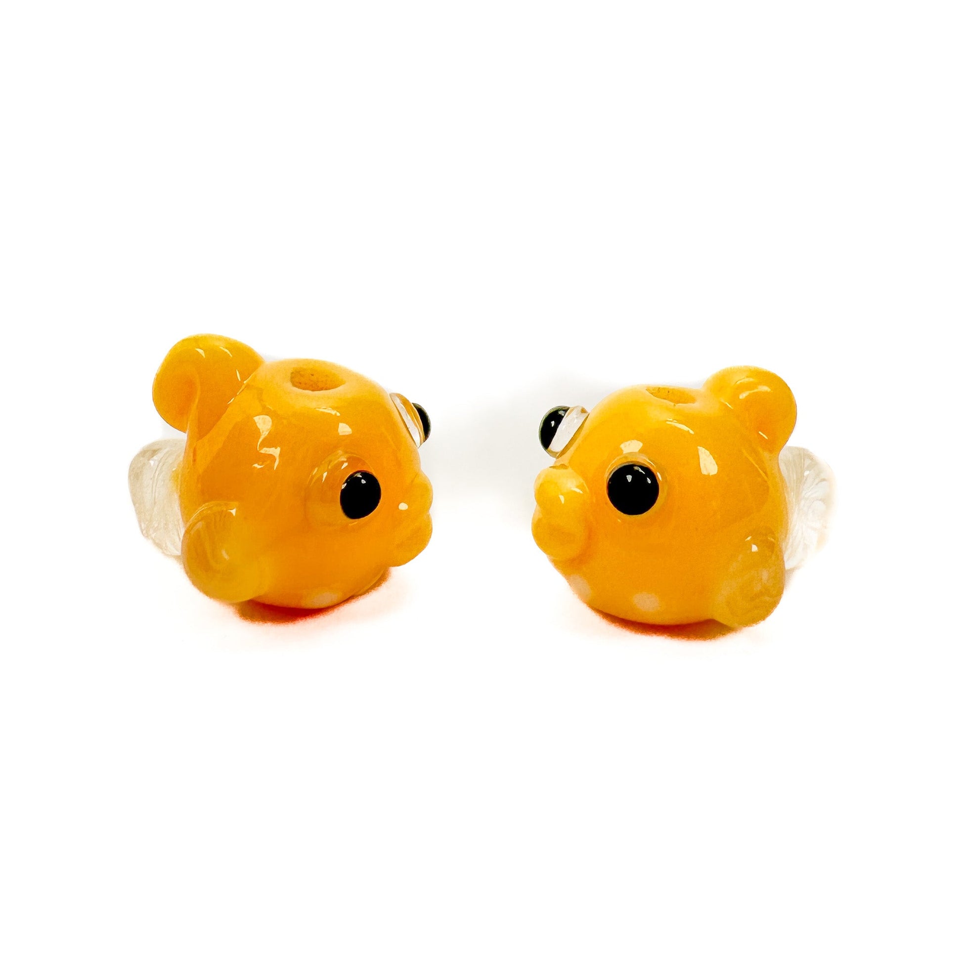Chibi Handmade Glass Beads - Dangouo-Odama Lumpfish (LB267)-The Bead Gallery Honolulu