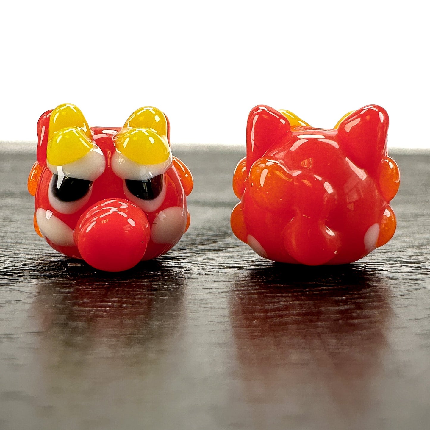 Chibi Handmade Glass Beads - Dragon (2 Color Options) (LB165)-The Bead Gallery Honolulu