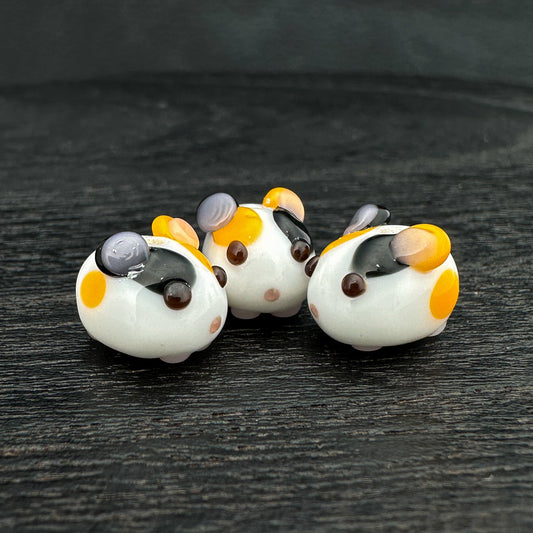 Chibi Handmade Glass Beads - Marmot (LB296)-The Bead Gallery Honolulu