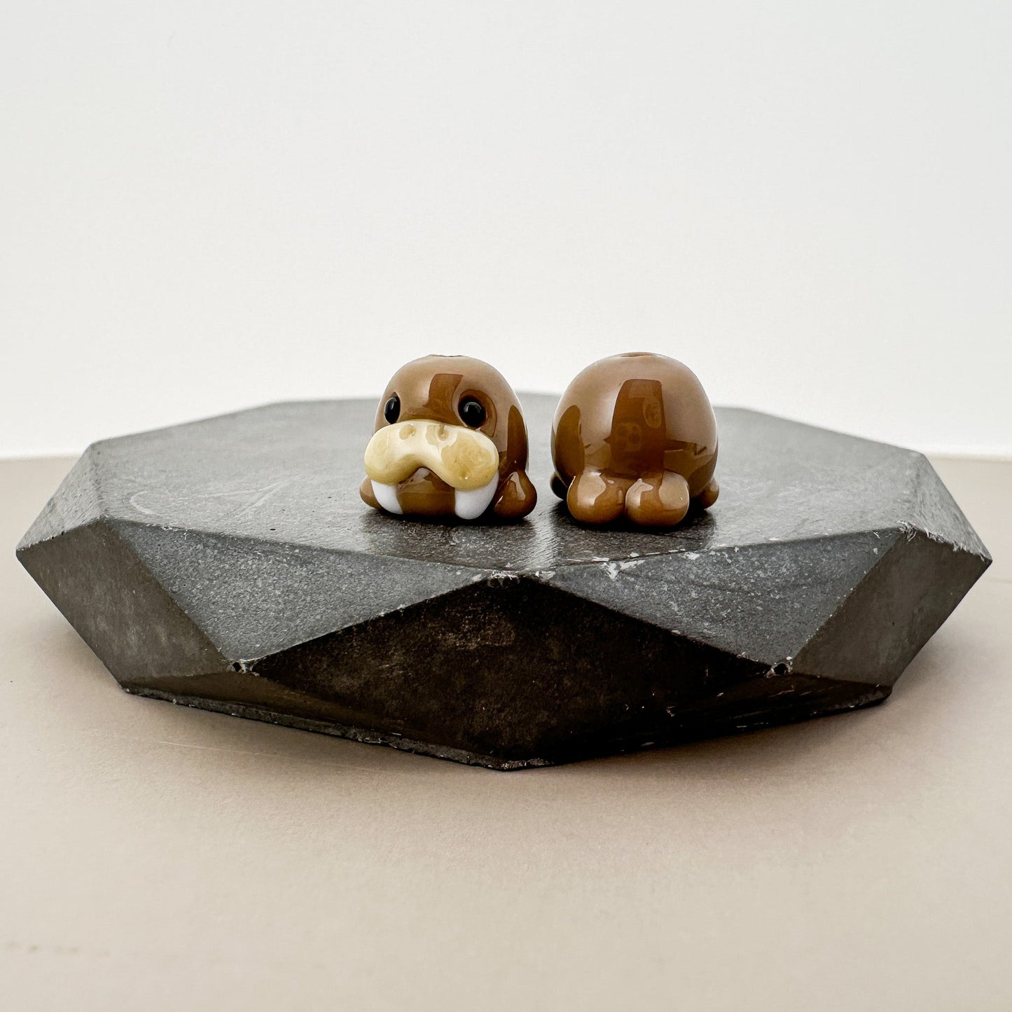 Chibi Handmade Glass Beads - Walrus (LB278)-The Bead Gallery Honolulu