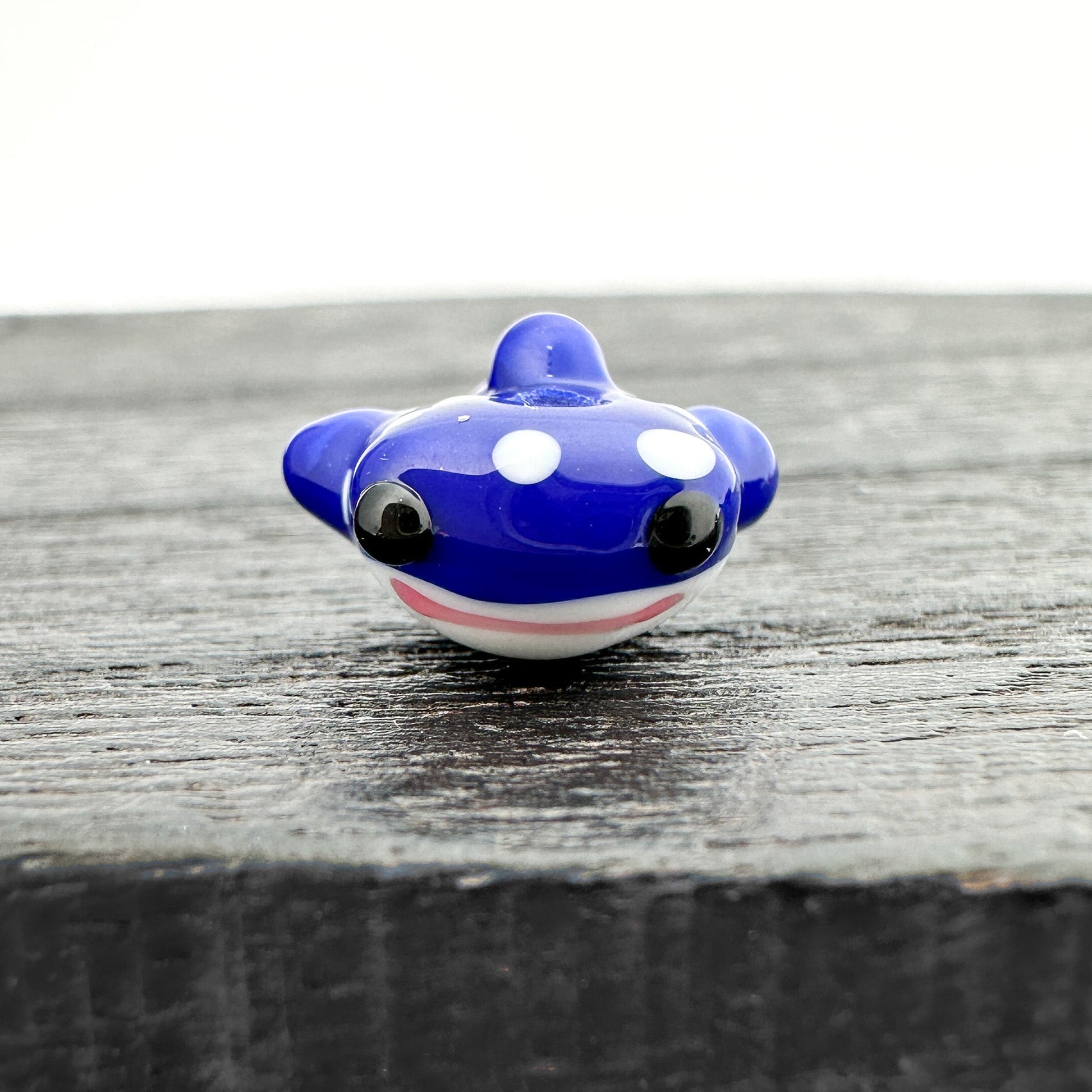 Chibi Handmade Glass Beads - Whale Shark (LB289)-The Bead Gallery Honolulu