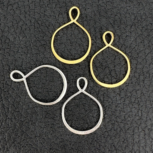 Eternity Link (2 Metal Options)- 1 pc. (M1990)-The Bead Gallery Honolulu