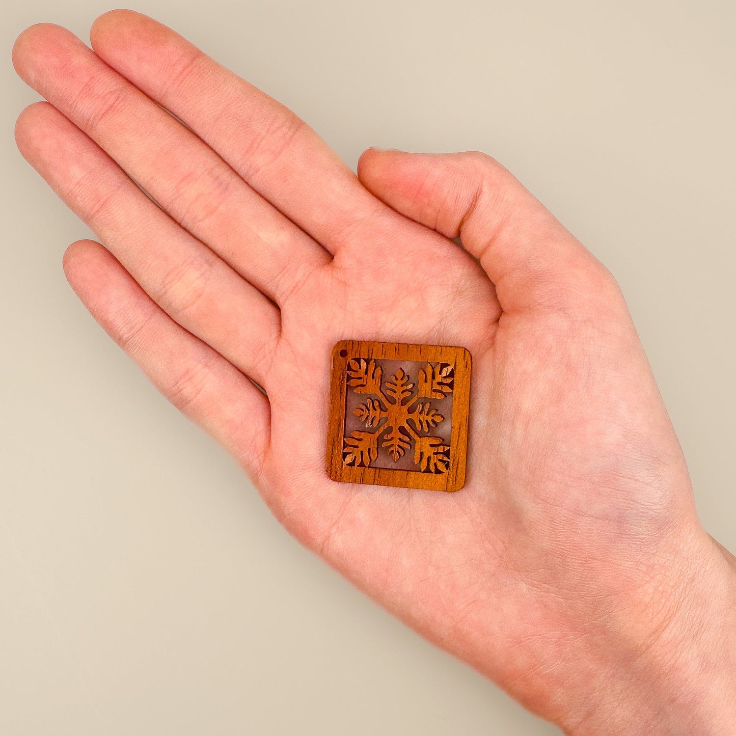 Koa Ulu Breadfruit Charm - 1 pc. (P559)-The Bead Gallery Honolulu