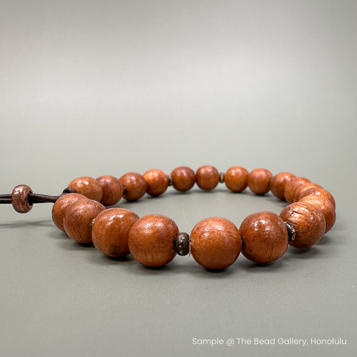 Koa Wood Natural Matte Smooth Round Bead (3 Size Options) - 1 pc. (P3120)-The Bead Gallery Honolulu