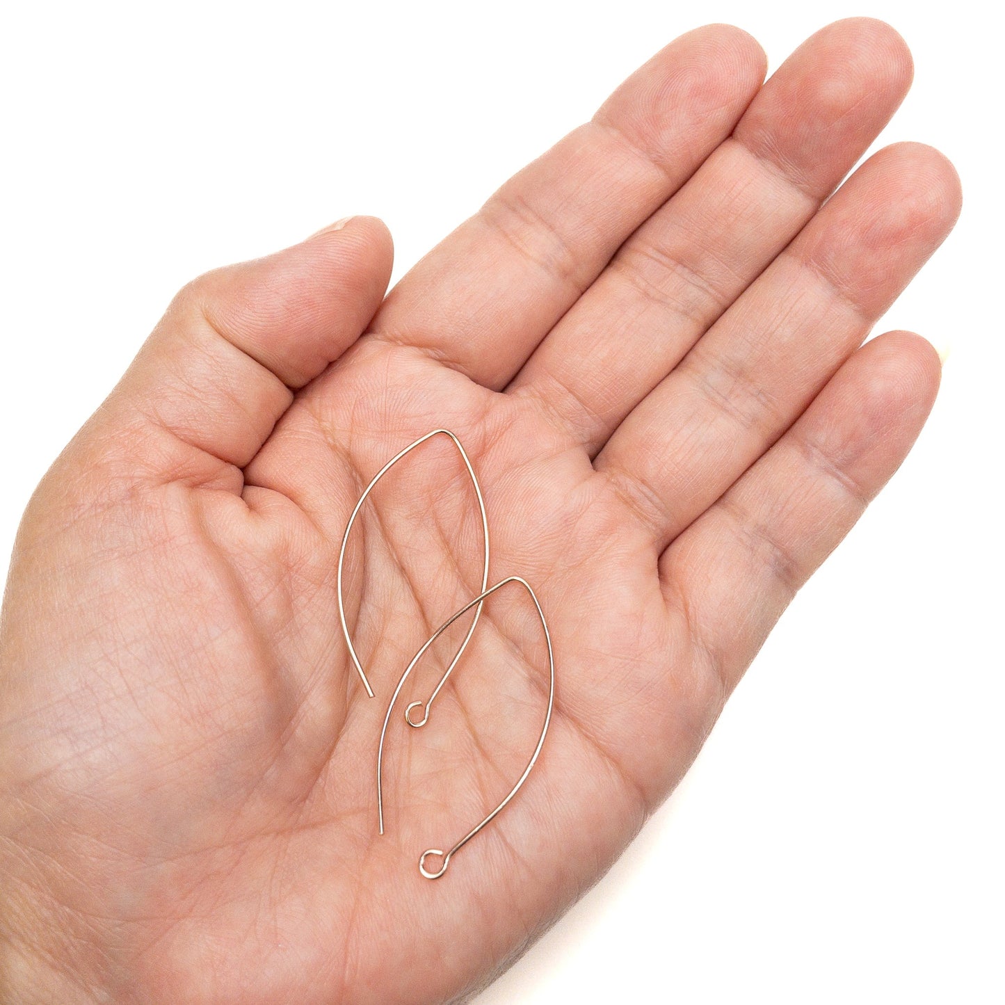 Long Leaf Earwire (3 Metal Options Available) - 1 Pair