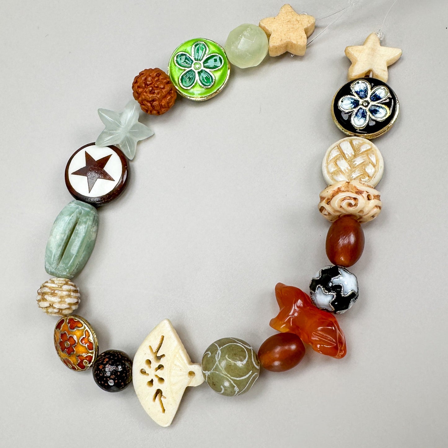 Luck and Good Fortune Necklace Bead Mix - 20 pcs. (KT324)-The Bead Gallery Honolulu