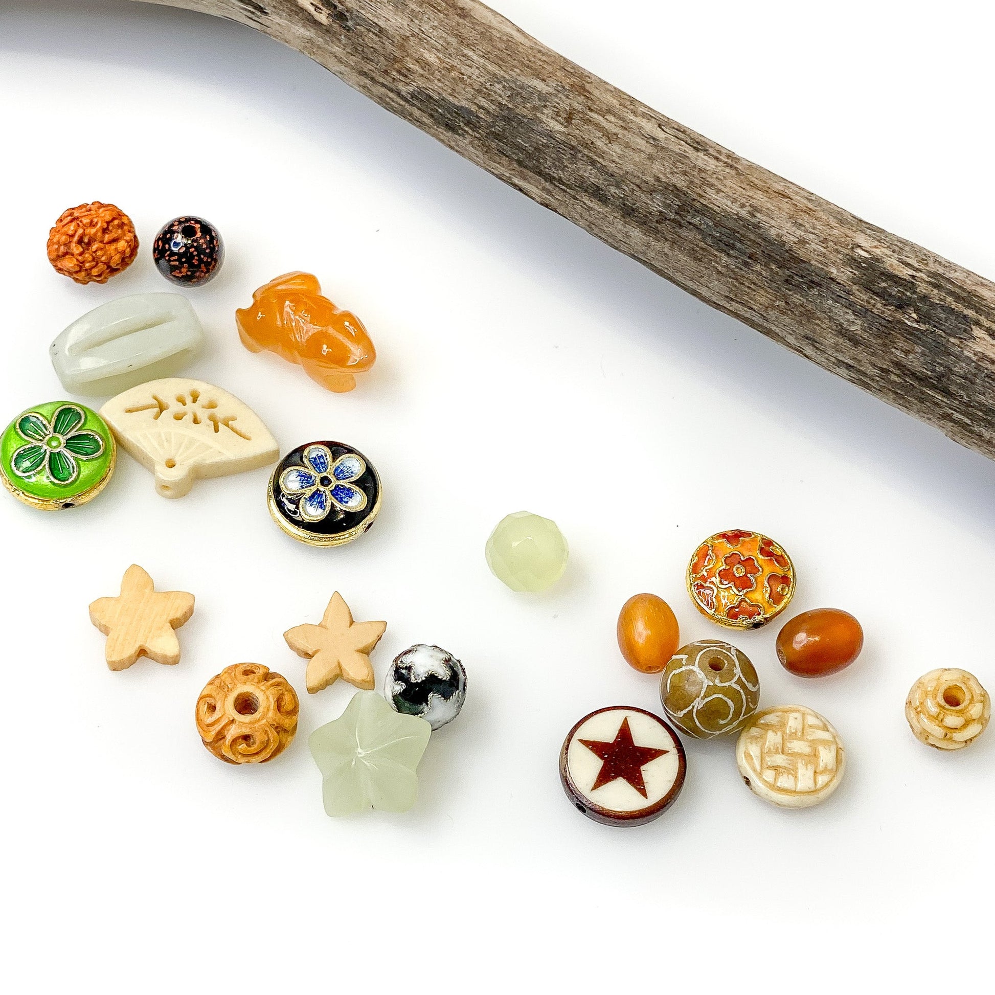 Luck and Good Fortune Necklace Bead Mix - 20 pcs. (KT324)-The Bead Gallery Honolulu