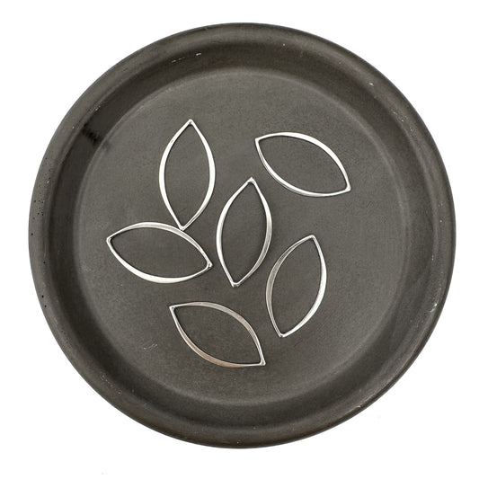 Marquise Shaped Sterling Silver Open Frame Link - 1 pc. (M1989)-The Bead Gallery Honolulu