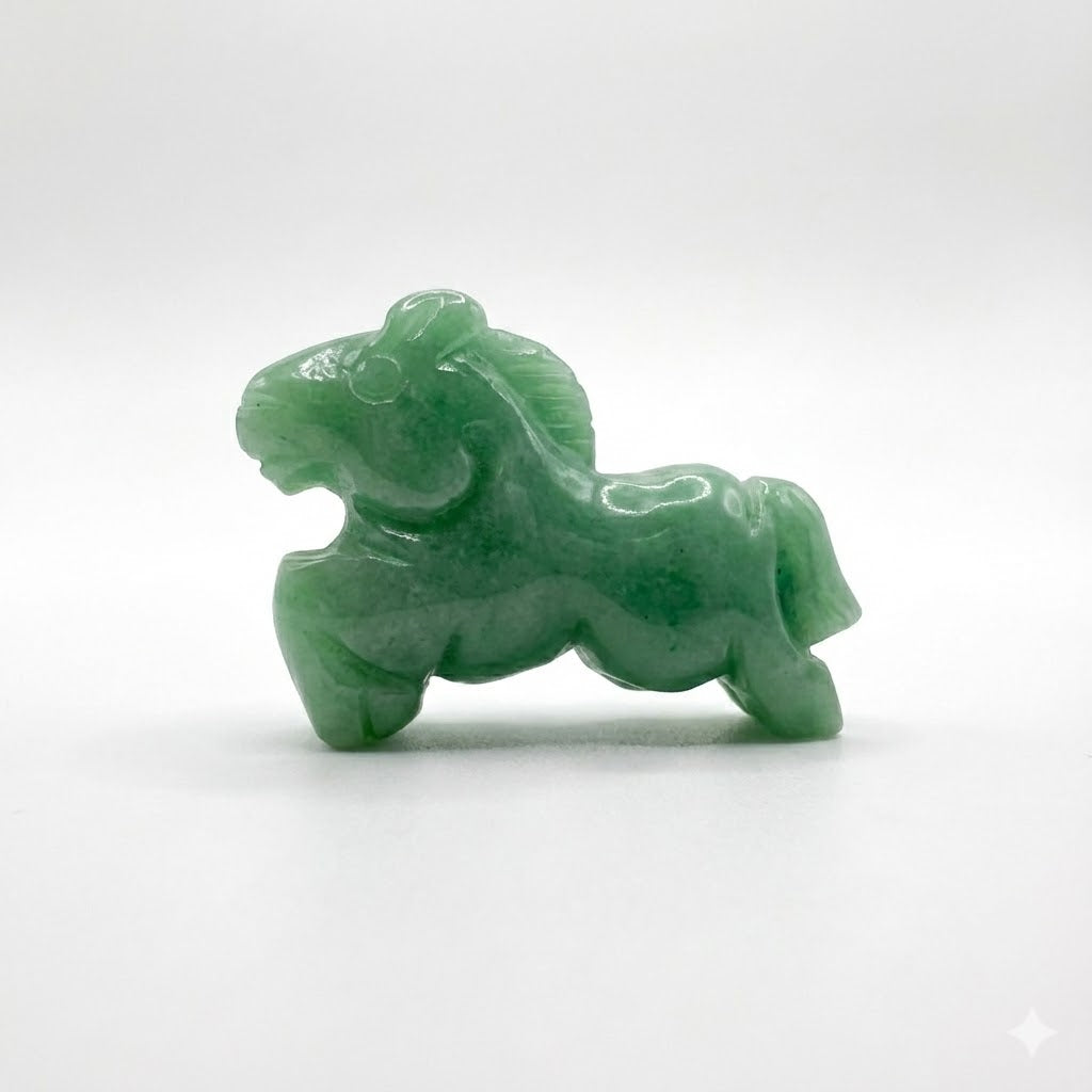 Jade Large Horse Bead - 1 pc. (P3466)
