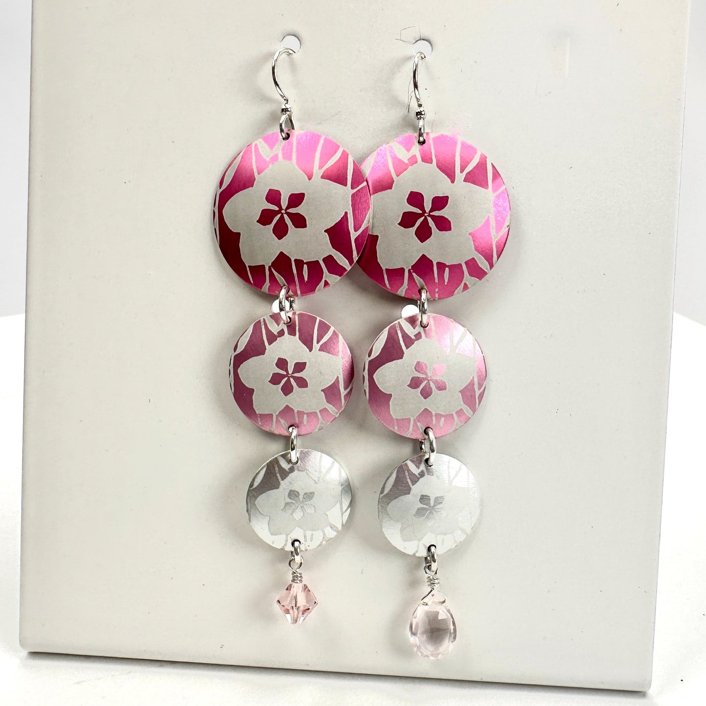 Plum Blossom Disc Mix (4 Colorways ) - 6 pcs. (MIX088)-The Bead Gallery Honolulu