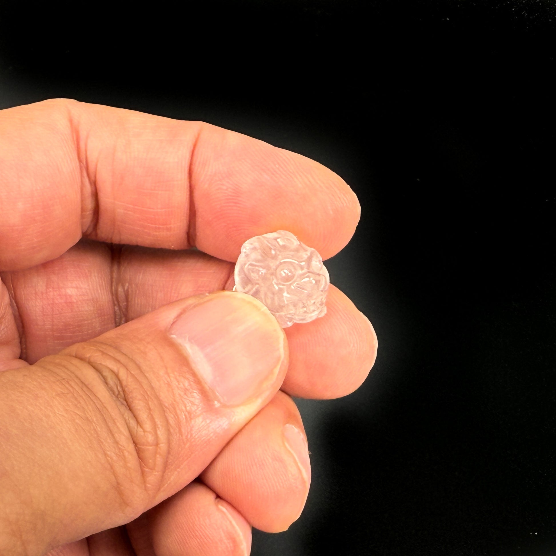 Quartz Dragon Turtle Carved Bead (1 pc/P3242)-The Bead Gallery Honolulu