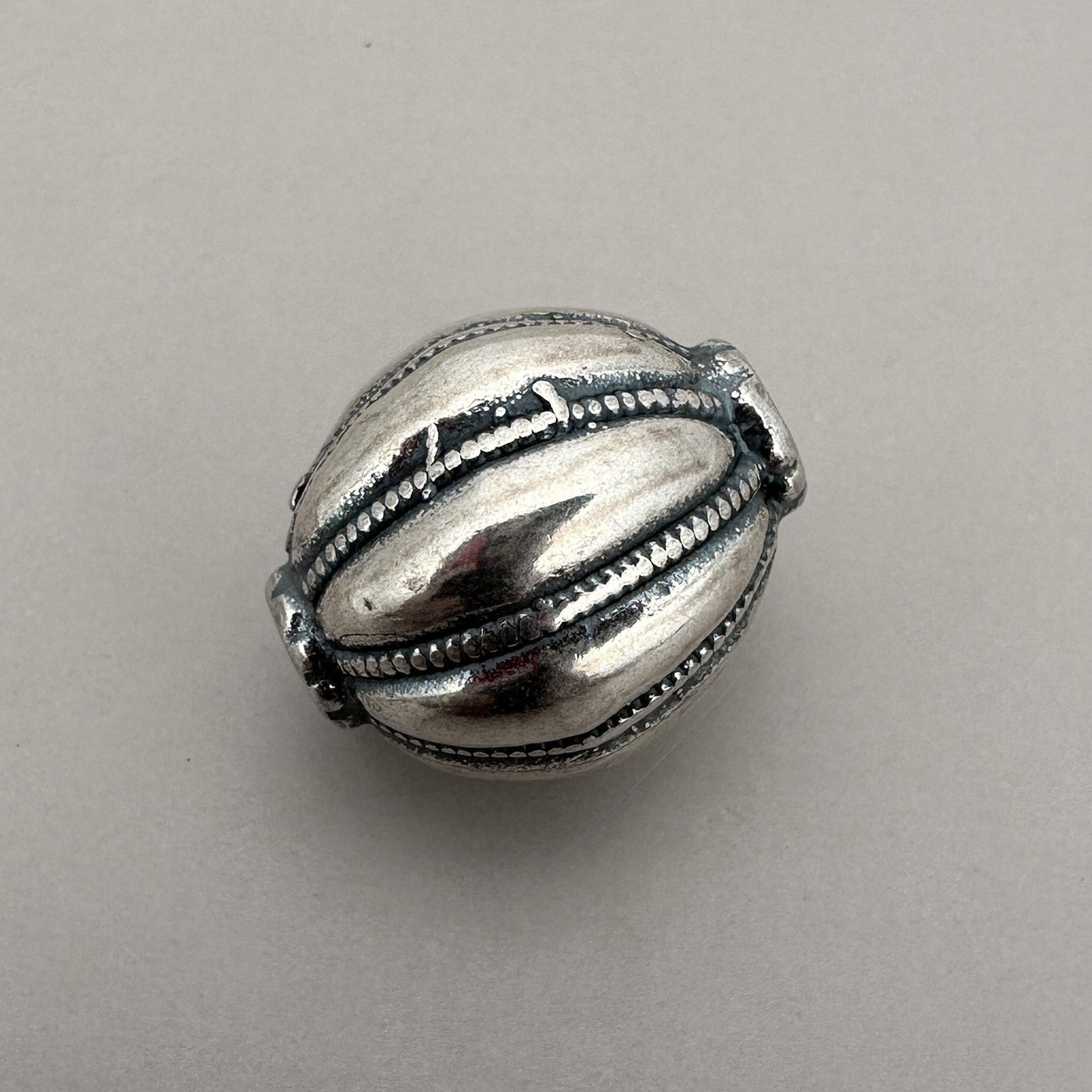 Super Melon Bead (Sterling Silver) - 1 pc. (M1170)-The Bead Gallery Honolulu