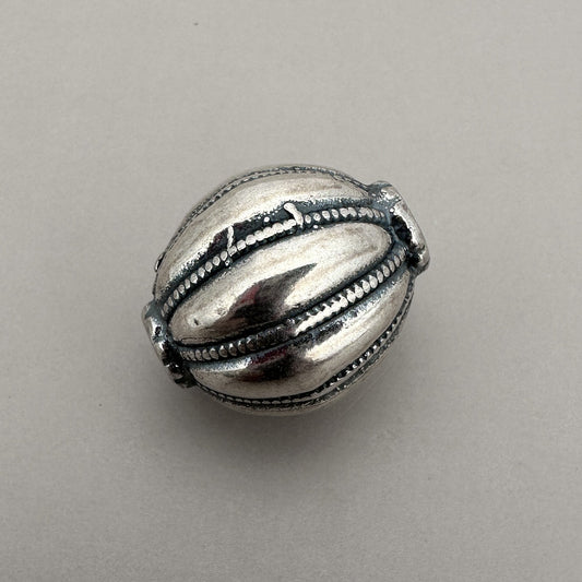 Super Melon Bead (Sterling Silver) - 1 pc. (M1170)-The Bead Gallery Honolulu