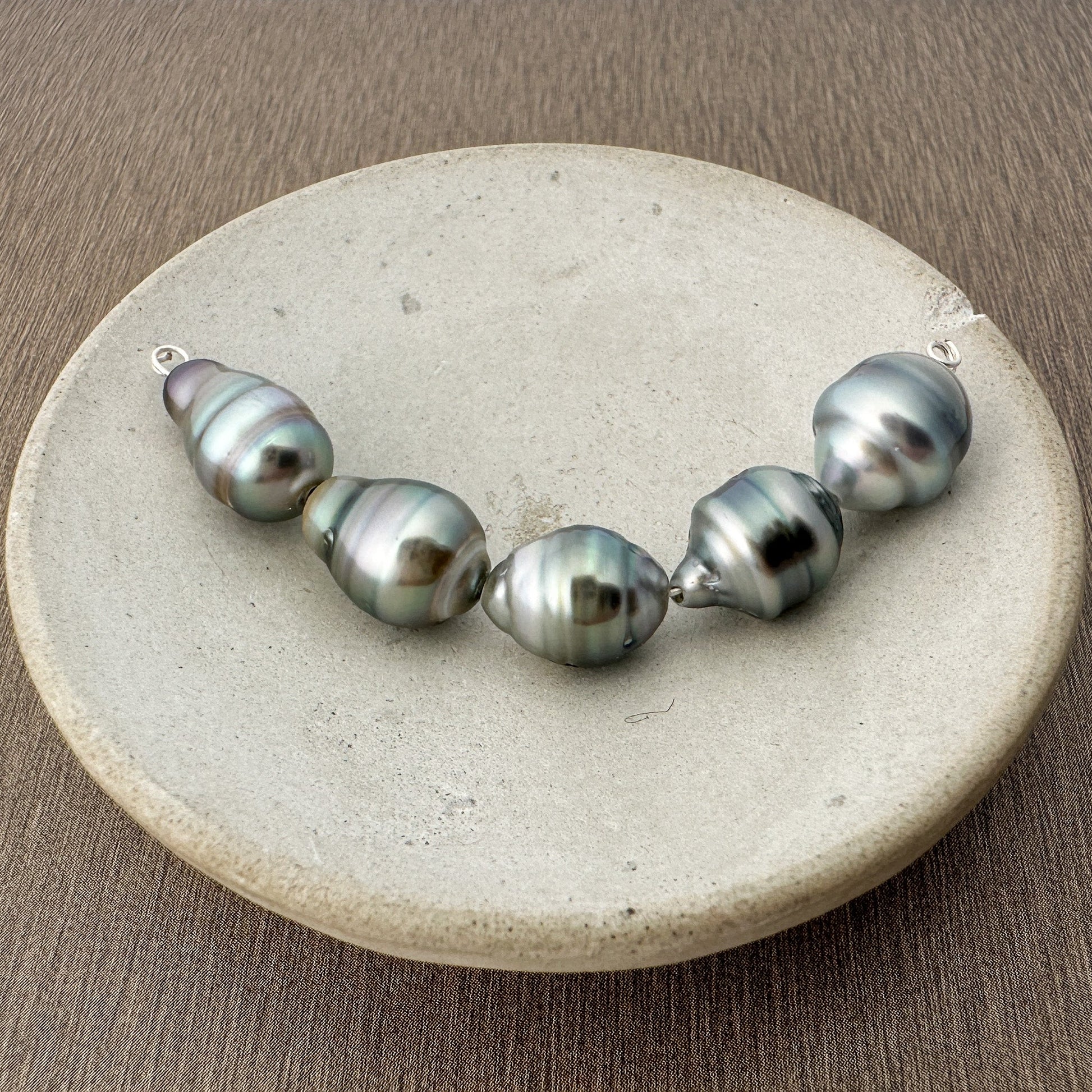 Tahitian Pearl Mixed Shape Medium Luster - 7 pcs. (P3260)-The Bead Gallery Honolulu