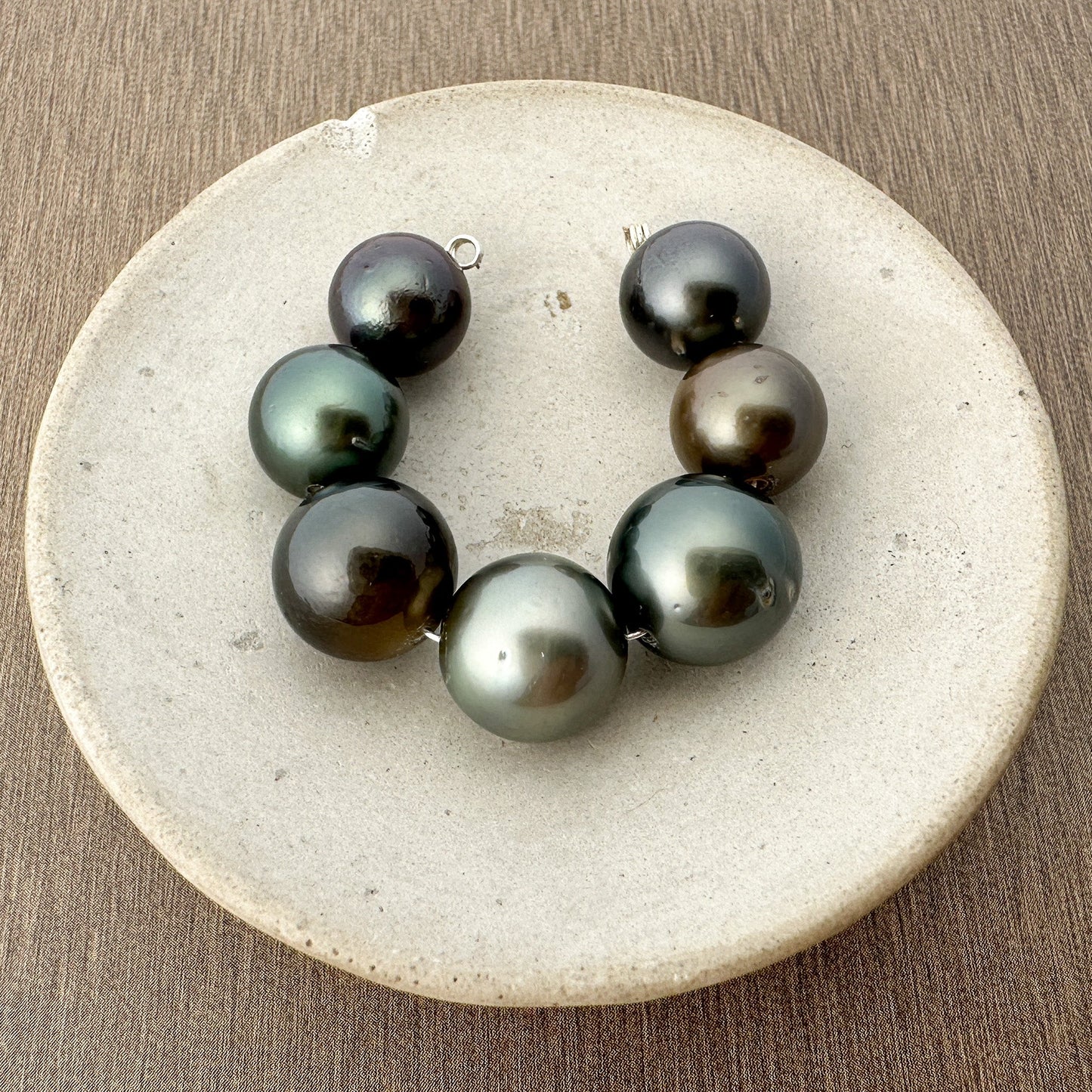 Tahitian Pearl Mixed Shape Medium Luster - 7 pcs. (P3260)-The Bead Gallery Honolulu