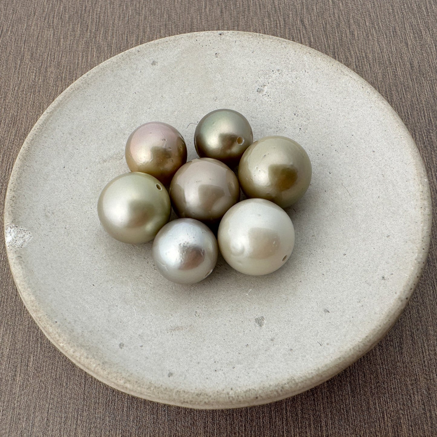 Tahitian Pearl Mixed Shape Medium Luster - 7 pcs. (P3260)-The Bead Gallery Honolulu